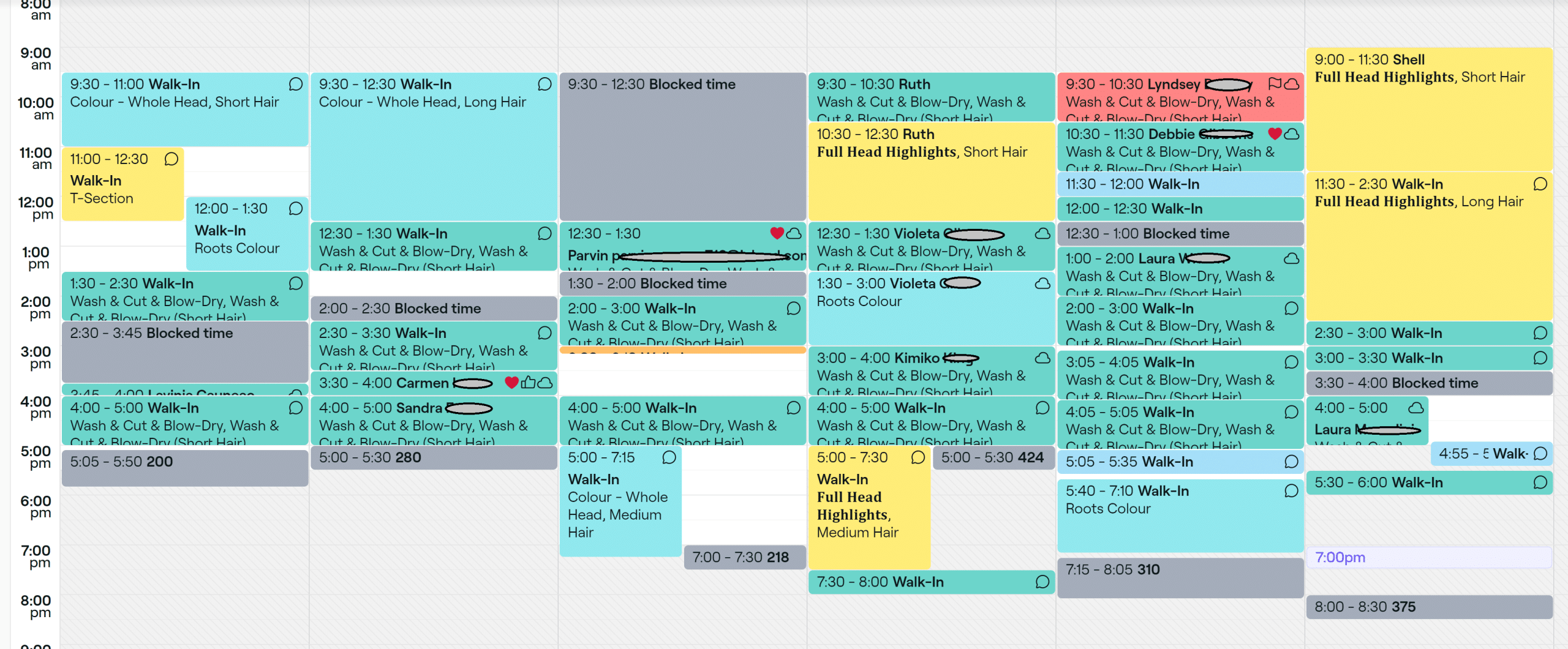 bc bookings fully booked